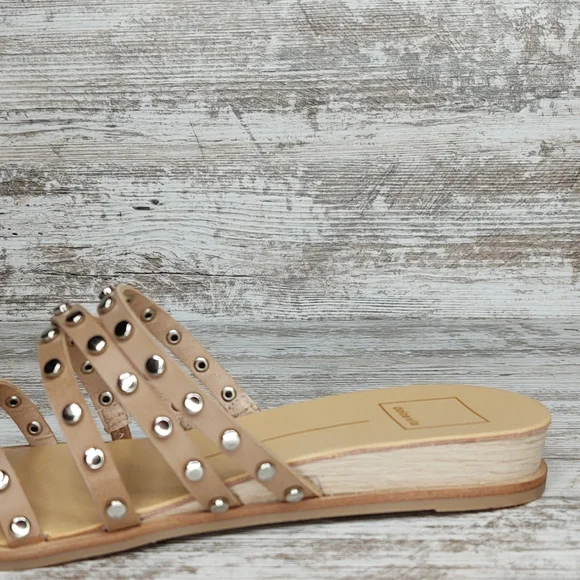 🟦NIB Dolce Vita Pinta Cafe Studded Strappy Slide Sandal - Picture 5 of 16